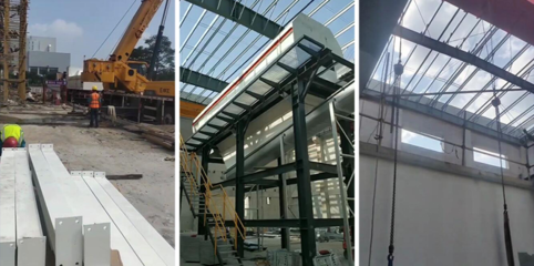 群峰重工青岛小涧西厨余垃圾处理工程正式进场施工，助力城市生活垃圾经营服务升级